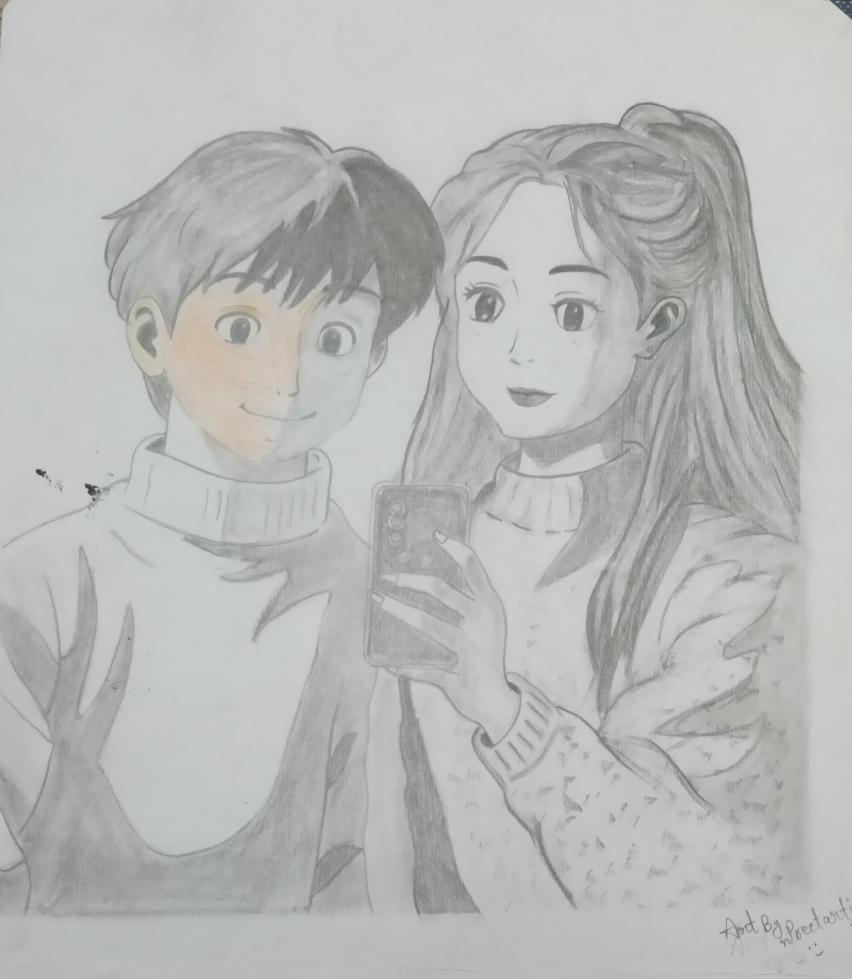 Couple sketch
